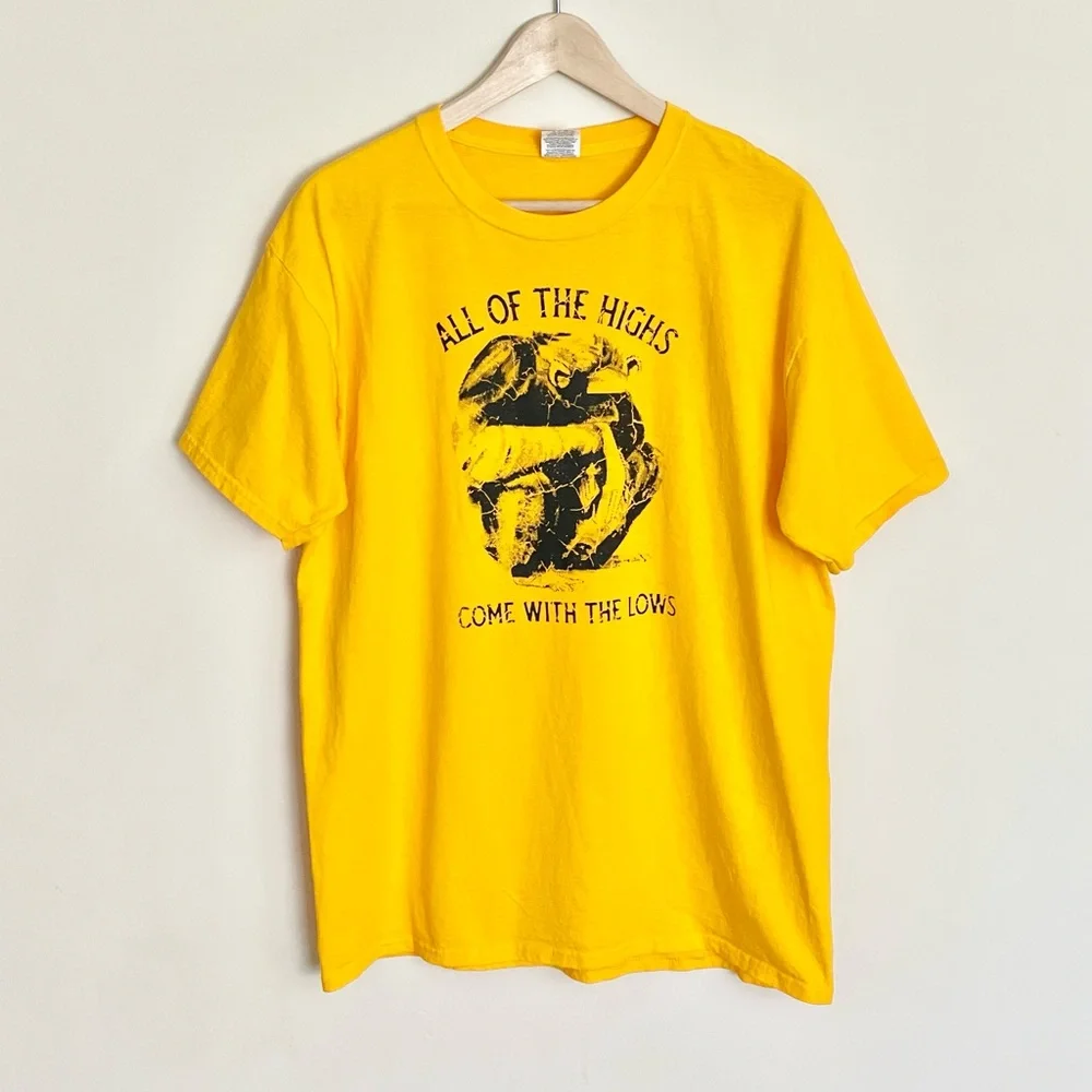 NEW Tropidelic Reggae Rock Band Graphic Yellow Concert T Shirt Adult size Large - Picture 2 of 7